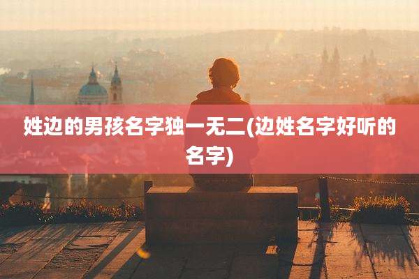 姓边的男孩名字独一无二(边姓名字好听的名字)