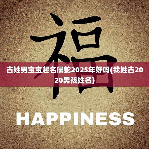 古姓男宝宝起名属蛇2025年好吗(我姓古2020男孩姓名)