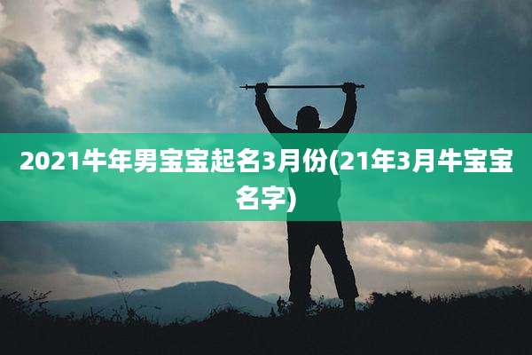 2021牛年男宝宝起名3月份(21年3月牛宝宝名字)