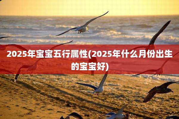 2025年宝宝五行属性(2025年什么月份出生的宝宝好)