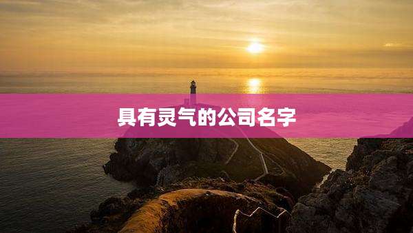 具有灵气的公司名字