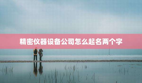 精密仪器设备公司怎么起名两个字