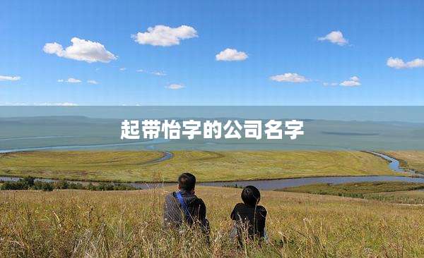 起带怡字的公司名字