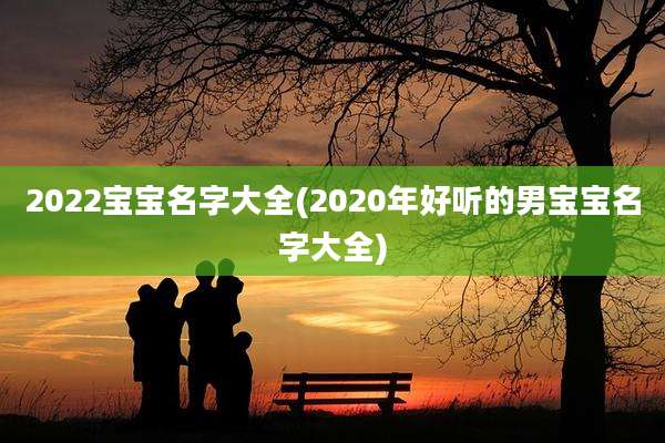 2022宝宝名字大全(2020年好听的男宝宝名字大全)