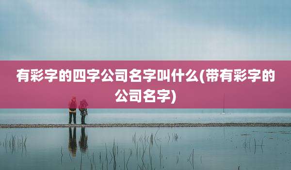 有彩字的四字公司名字叫什么(带有彩字的公司名字)