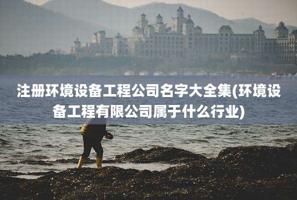 注册环境设备工程公司名字大全集(环境设备工程有限公司属于什么行业)