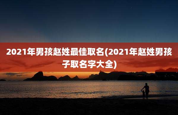 2021年男孩赵姓最佳取名(2021年赵姓男孩子取名字大全)