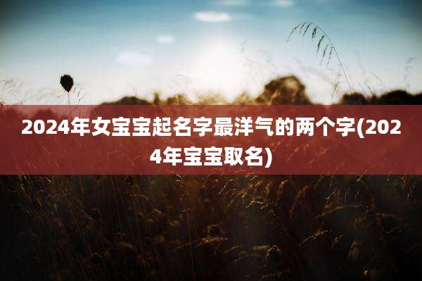 2024年女宝宝起名字最洋气的两个字(2024年宝宝取名)