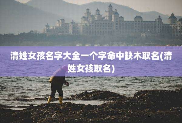 清姓女孩名字大全一个字命中缺木取名(清姓女孩取名)