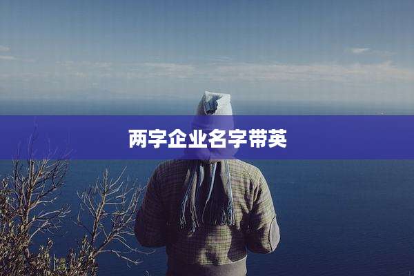 两字企业名字带英