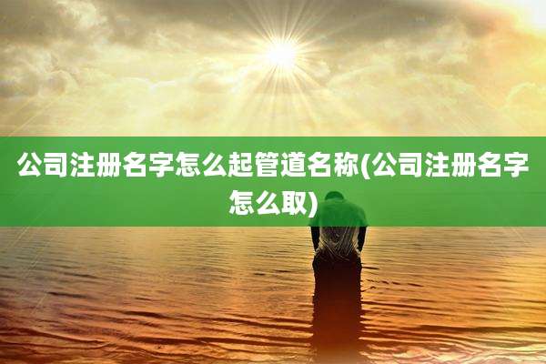 公司注册名字怎么起管道名称(公司注册名字怎么取)