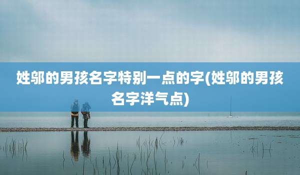 姓邬的男孩名字特别一点的字(姓邬的男孩名字洋气点)