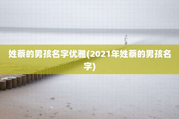 姓蔡的男孩名字优雅(2021年姓蔡的男孩名字)