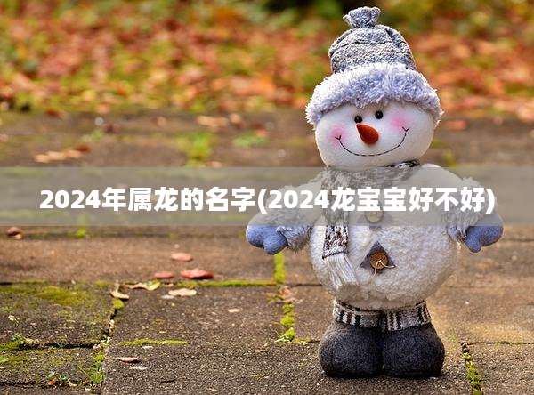 2024年属龙的名字(2024龙宝宝好不好)