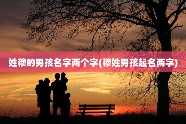 姓穆的男孩名字两个字(穆姓男孩起名两字)