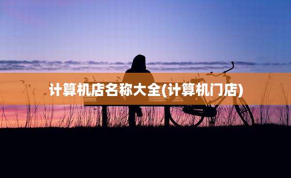 计算机店名称大全(计算机门店)