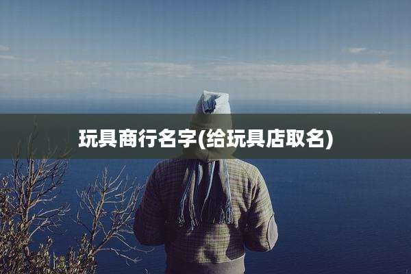 玩具商行名字(给玩具店取名)