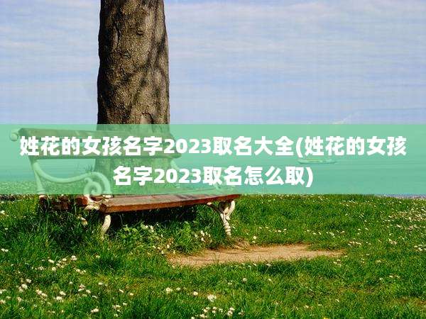 姓花的女孩名字2023取名大全(姓花的女孩名字2023取名怎么取)