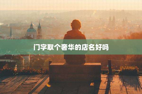 门字取个奢华的店名好吗