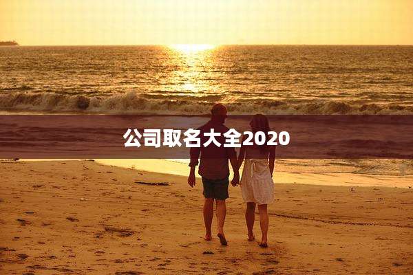 公司取名大全2020