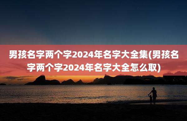男孩名字两个字2024年名字大全集(男孩名字两个字2024年名字大全怎么取)