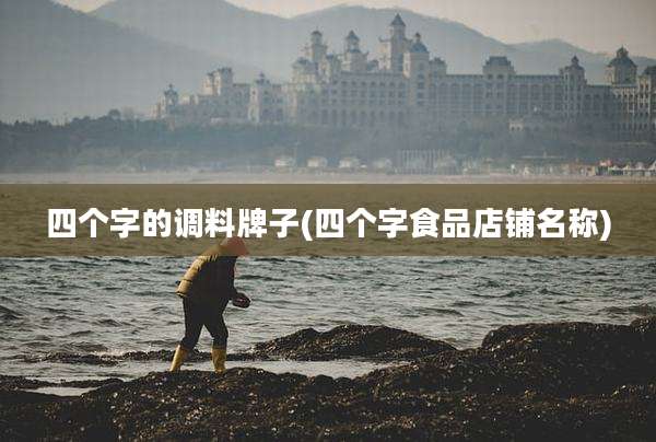 四个字的调料牌子(四个字食品店铺名称)