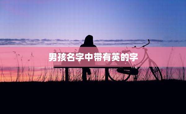 男孩名字中带有英的字