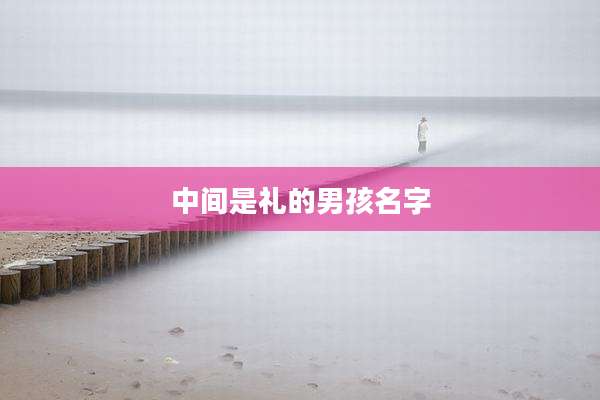 中间是礼的男孩名字