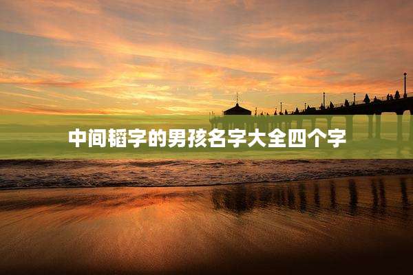 中间韬字的男孩名字大全四个字
