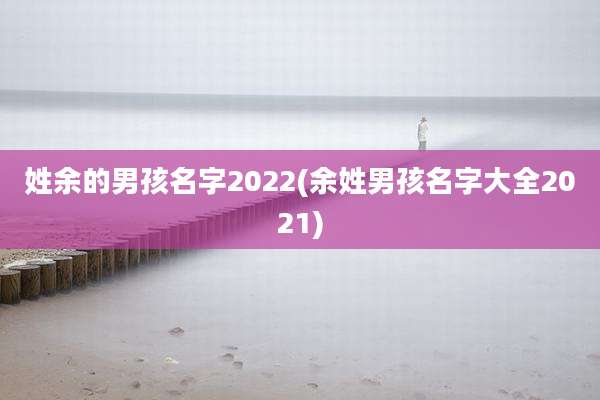 姓余的男孩名字2022(余姓男孩名字大全2021)