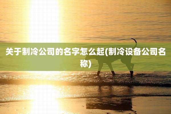 关于制冷公司的名字怎么起(制冷设备公司名称)
