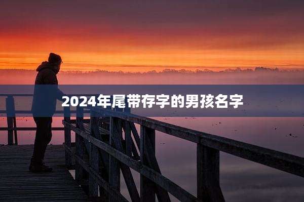 2024年尾带存字的男孩名字