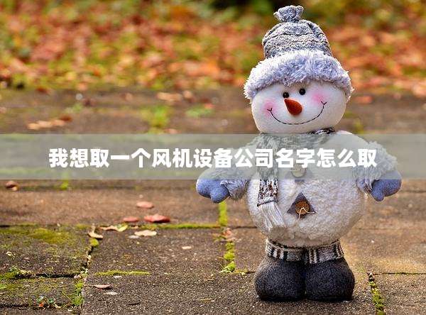 我想取一个风机设备公司名字怎么取