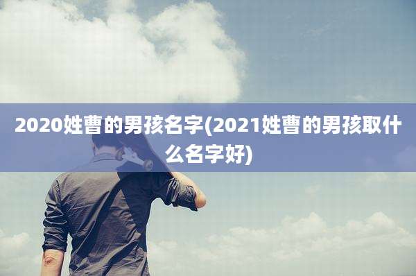 2020姓曹的男孩名字(2021姓曹的男孩取什么名字好)