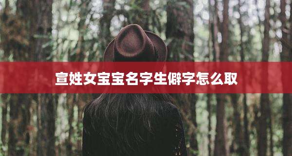 宣姓女宝宝名字生僻字怎么取