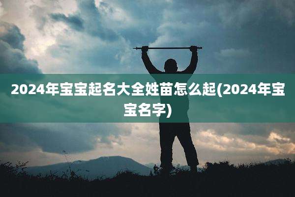 2024年宝宝起名大全姓苗怎么起(2024年宝宝名字)
