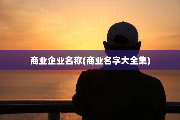 商业企业名称(商业名字大全集)