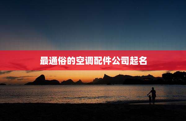最通俗的空调配件公司起名