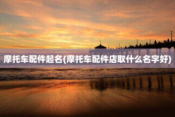 摩托车配件起名(摩托车配件店取什么名字好)