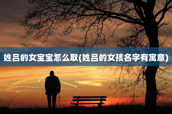 姓吕的女宝宝怎么取(姓吕的女孩名字有寓意)