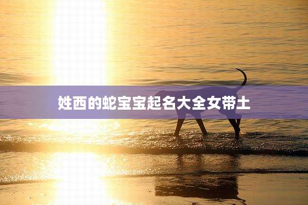 姓西的蛇宝宝起名大全女带土