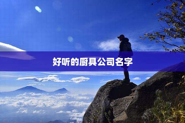 好听的厨具公司名字