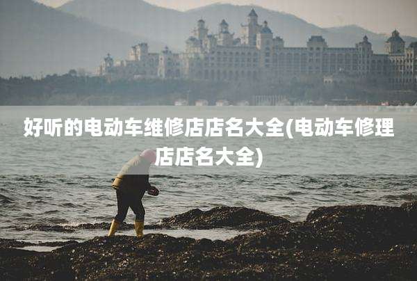好听的电动车维修店店名大全(电动车修理店店名大全)