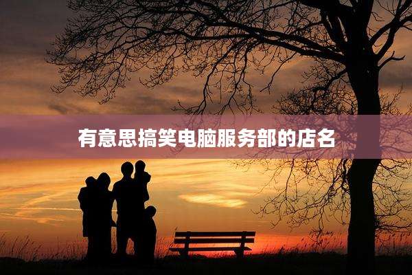 有意思搞笑电脑服务部的店名