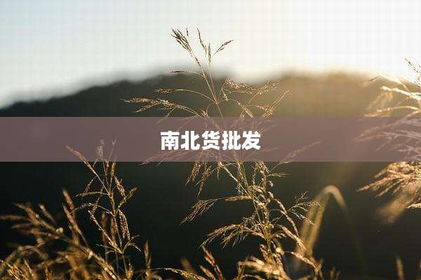 南北货批发