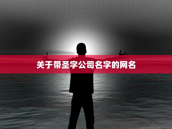 关于带圣字公司名字的网名