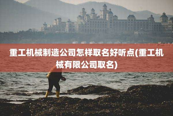 重工机械制造公司怎样取名好听点(重工机械有限公司取名)