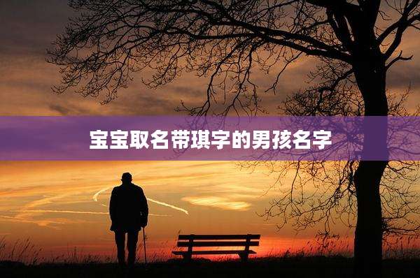 宝宝取名带琪字的男孩名字