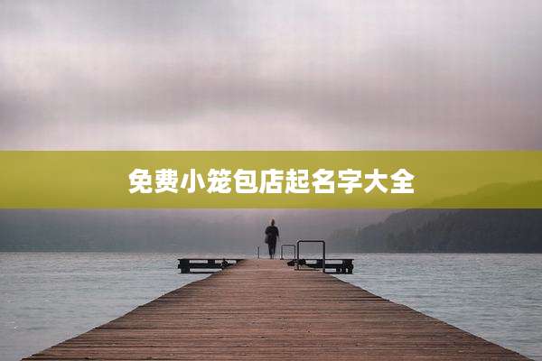 免费小笼包店起名字大全