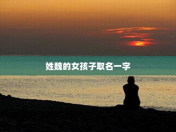 姓魏的女孩子取名一字